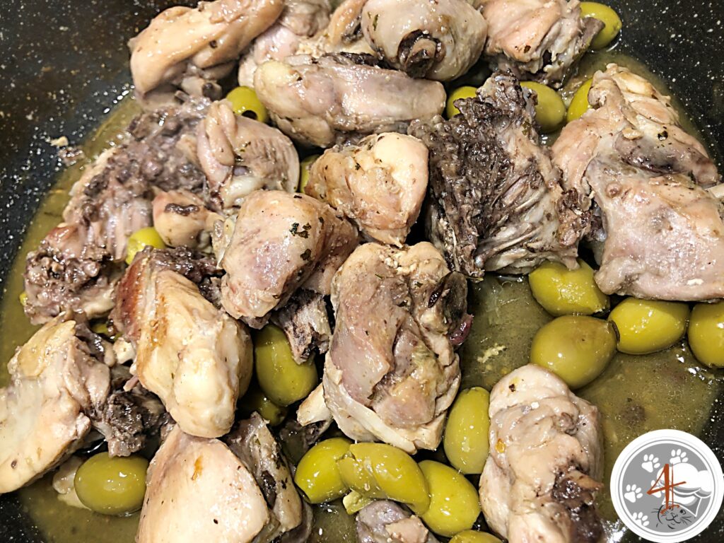 Spezzatino di pollo alle olive