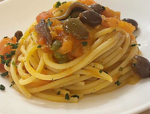 Spaghetti alla mediterranea