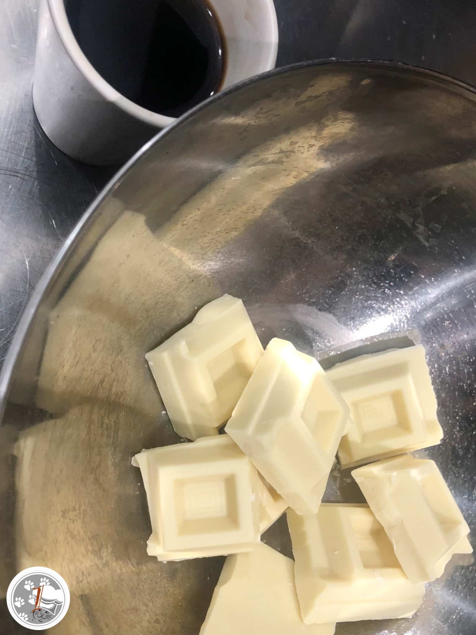 Mousse di mascarpone, cioccolato bianco e caffe’